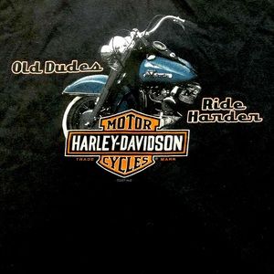 harley davidson old dudes ride harder made in the usa graphic t shirt